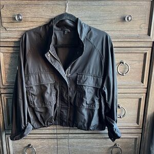 ATM Sporty Black Utility Jacket for Women